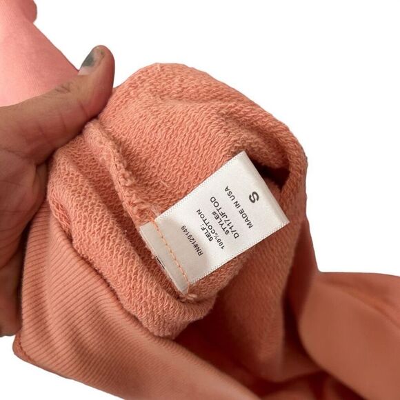 Dippin Daisys Light Pink Cotton Crew Neck Pull Over Strawberry Sweatshirt Size S - Picture 6 of 10